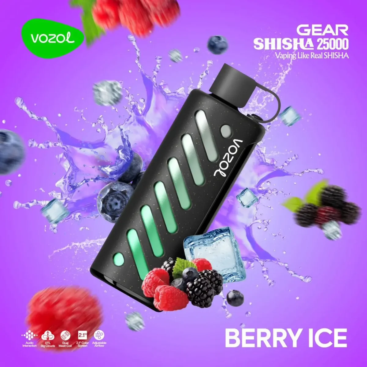 Vozol Gear 25000 Berry ıce ürünü görseli