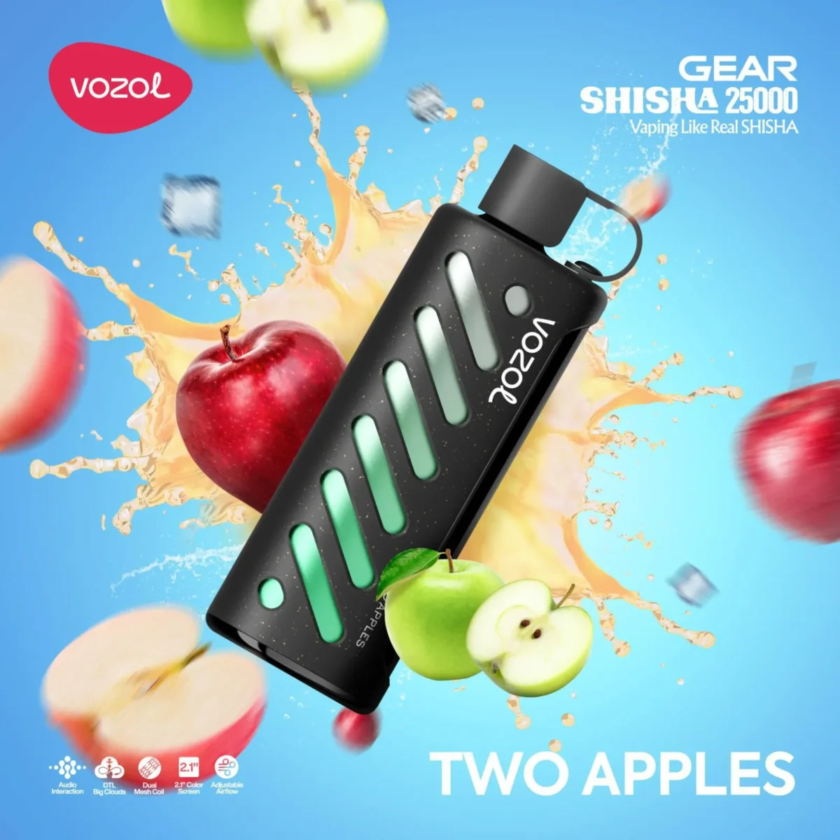 Vozol Gear 25000 Two Apples (Çift elma)