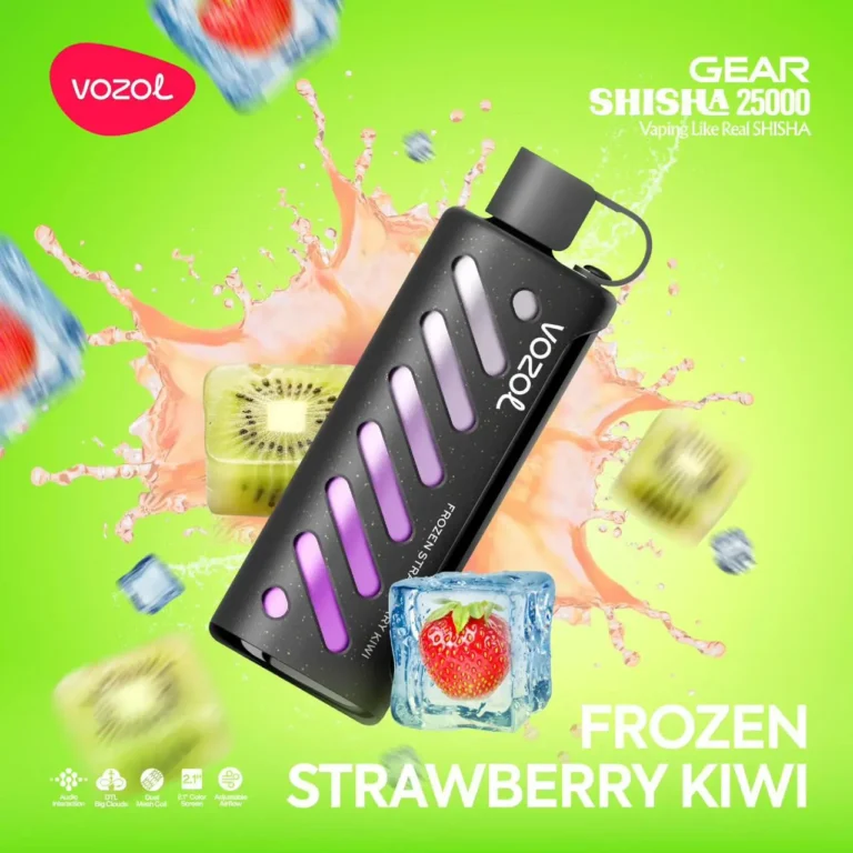 Vozol Gear 25000 Frozen Strawberry Kiwi (Buzlu Çilek Kivi)