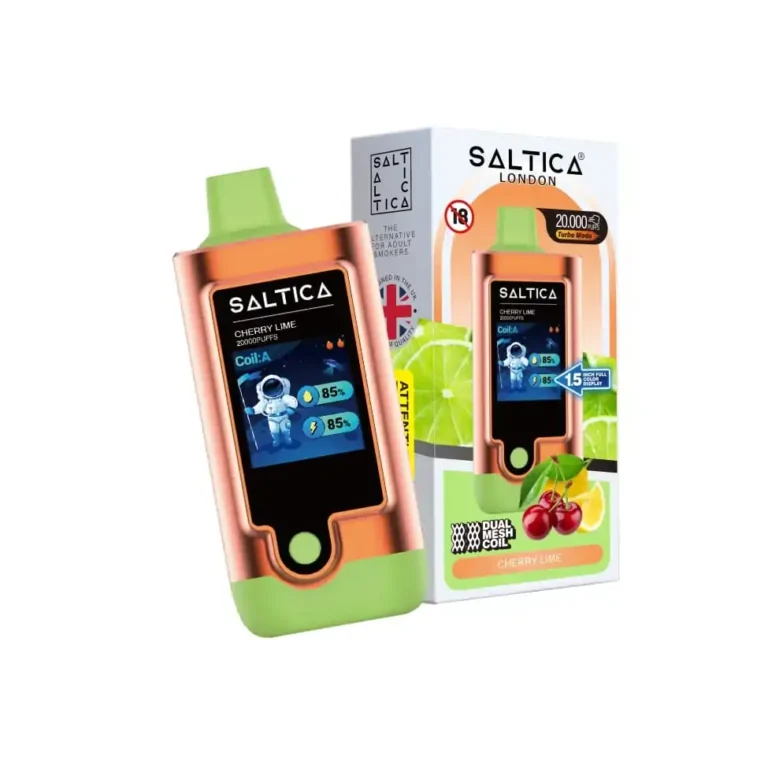 Saltica 20000 Puff Cherry Lime (Kiraz Misket Limonu)