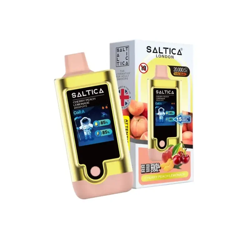 Saltica 20000 Puff Cherry Peach Lemonade (Kiraz Şeftali Limonata)