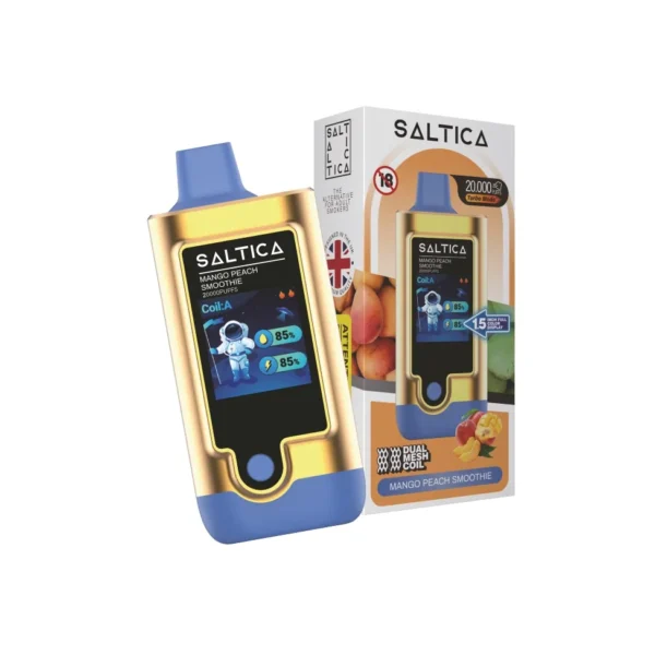 Saltica 20000 Puff Mango Peach Smoothie (Mango Şeftali)