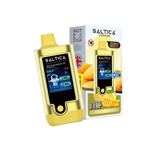 Saltica 20000 Puff Mexican Mango Ice (Tropikal Mango Buz)