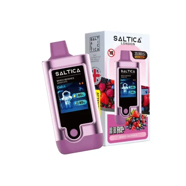 Saltica 20000 Puff Mixed Berries (Çilek Ahududu Böğürtlen Yaban Mersini)