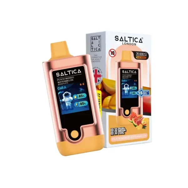 Saltica 20000 Puff Peach Mango Watermelon (Şeftali Mango Karpuz)