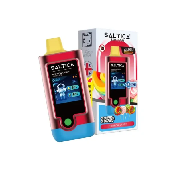 Saltica 20000 Puff Rainbow Candy (Meyvemsi Şekerleme)