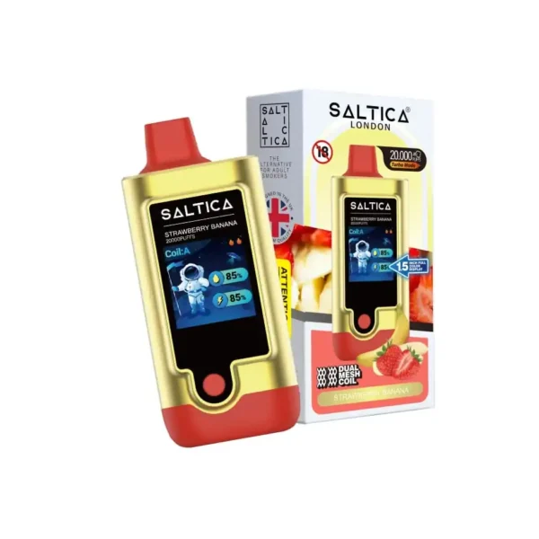 Saltica 20000 Puff Strawberry Banana (Çilek Muz)