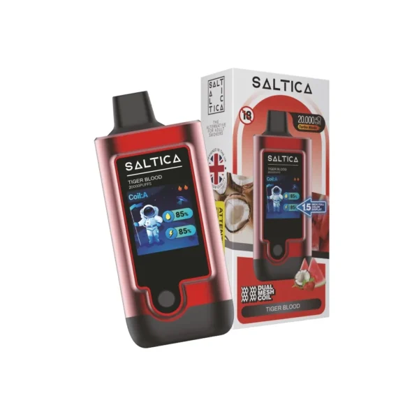 Saltica 20000 Puff Tiger Blood (Çilek Karpuz Hindistan Cevizi)