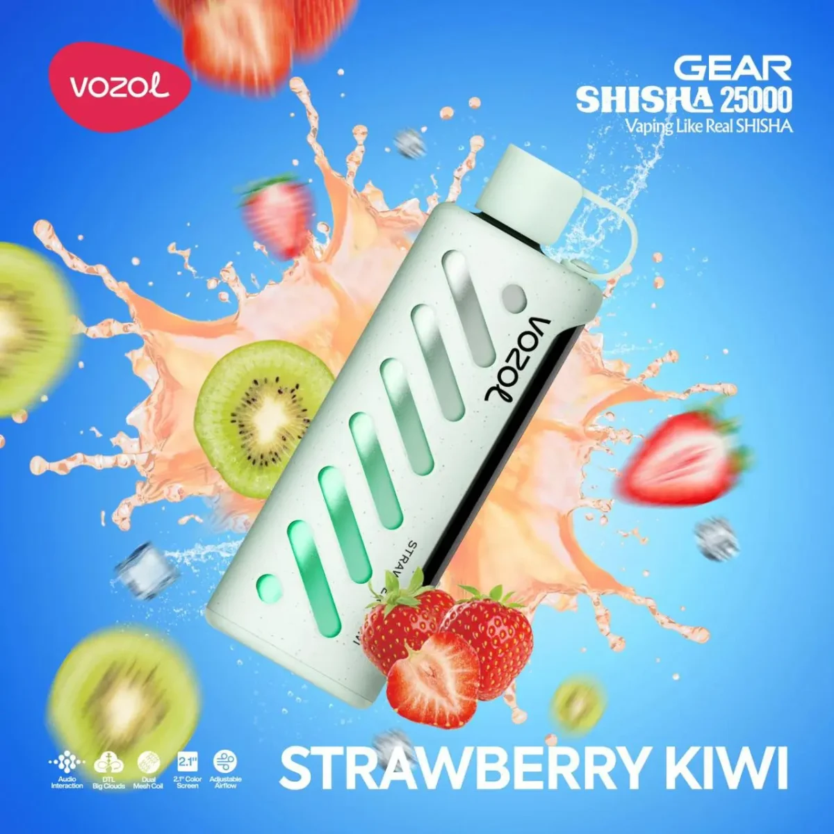 Vozol Gear 25000 Strawberry Kiwi (Çilek Kivi)