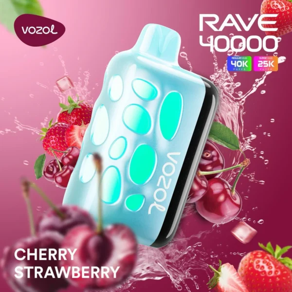Vozol Rave 40000 Cherry Strawberry (Kiraz Çilek)