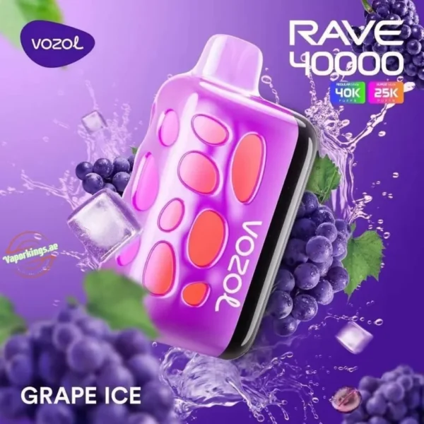 Vozol Rave 40000 Grape Ice (Üzüm Buz)