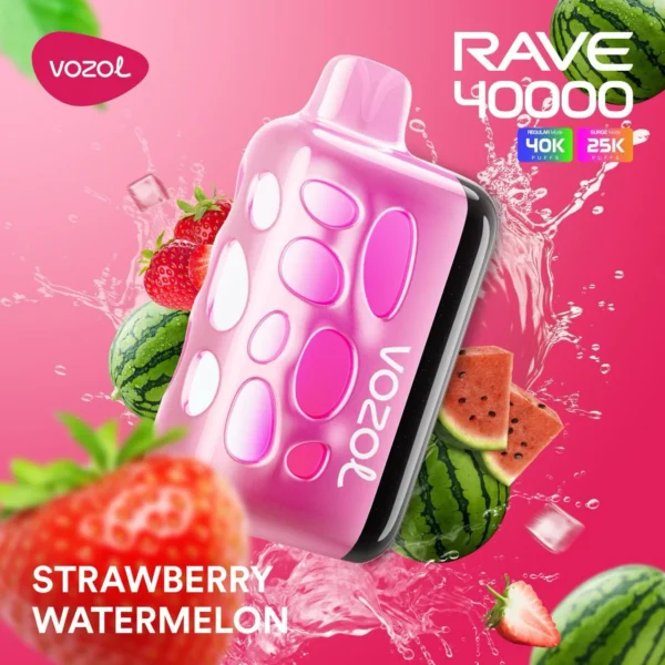 Vozol Rave 40000 Strawberry Watermelon (Çilek Karpuz)