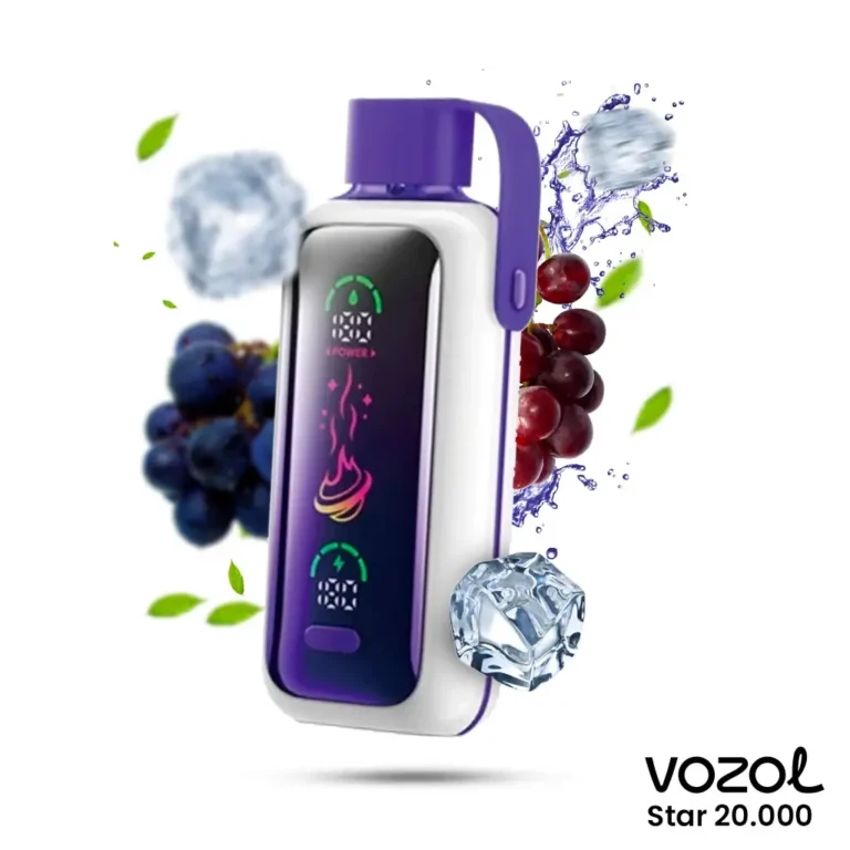 Vozol Star 20000 Grape İce (Üzüm Buz)