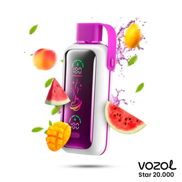 Vozol Star 20000 Peach Mango Watermelon ( Şeftali Mango Karpuz)