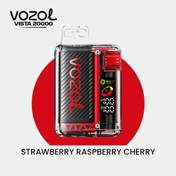 Vozol Vista 20000 Strawberry Raspberry Cherry (Çilek Ahududu Kiraz)